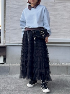 「アイテム（PC・スマホグッズ/家電）」を使った、yukatoshibonさん（レディース・154cm）の秋コーディネート