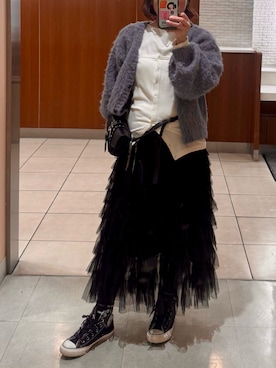 「JEANASIS（ジーナシス）のアイテム」を使った、yukatoshibonさん（骨格ウェーブ・レディース・154cm）の秋コーディネート