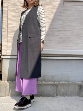 yukatoshibonさん（レディース・154cm）の春コーディネート