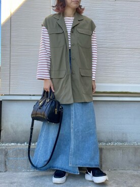 「INCEDE（インシード）のアイテム」を使った、yukatoshibonさん（レディース・154cm）の秋コーディネート