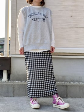 yukatoshibonさん（レディース・154cm）の春コーディネート