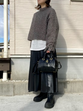 yukatoshibonさん（レディース・154cm）の冬コーディネート