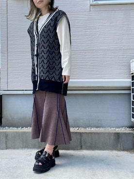 yukatoshibonさん（レディース・154cm）の春コーディネート