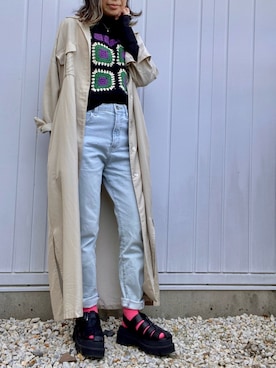 yukatoshibonさん（レディース・154cm）の春コーディネート