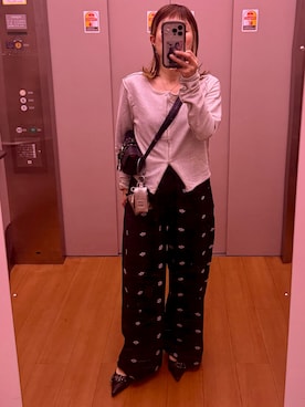 「Kastane（カスタネ）のアイテム（パンツ）」を使った、yukatoshibonさん（レディース・154cm）の春コーディネート