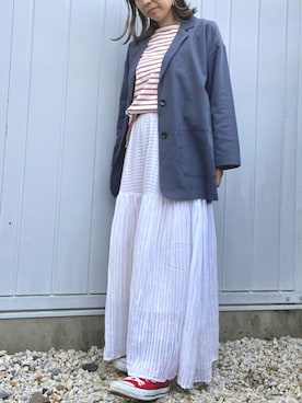 yukatoshibonさん（レディース・154cm）の春コーディネート