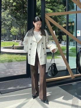 「CAPRICIEUX LE'MAGE（カプリシューレマージュ）のアイテム（その他アウター）」を使った、Kyokaさん（レディース・151cm）の夏コーディネート