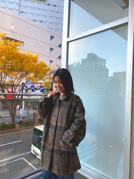 「cepo（セポ）のアイテム（その他アウター）」を使った、imaiさん（レディース・153cm）の冬コーディネート