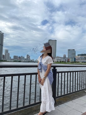 「Polo Ralph Lauren」｜「アイテム（ワンピース/ドレス）」を使った、seiraさん（レディース・156cm）の夏コーディネート