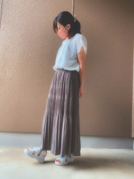 「LOGOS DAYS」｜かすみんさん（レディース・153cm）の夏コーディネート