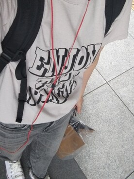 「FUNG（ファング）のアイテム（トップス）」を使った、Yui さん（レディース・158cm）の夏コーディネート