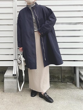 「URBAN RESEARCH Sonny Label（アーバンリサーチサニーレーベル）のアイテム（トレンチコート）」を使った、moyooonnさん（レディース・152cm）の春コーディネート