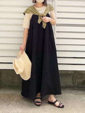 「URBAN RESEARCH Sonny Label（アーバンリサーチサニーレーベル）のアイテム（ワンピース/ドレス）」を使った、moyooonnさん（レディース・152cm）の春コーディネート