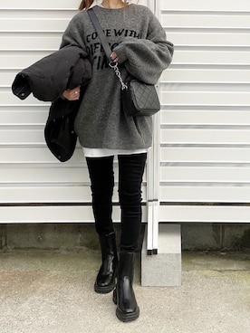 moyooonnさん（レディース・152cm）の冬コーディネート