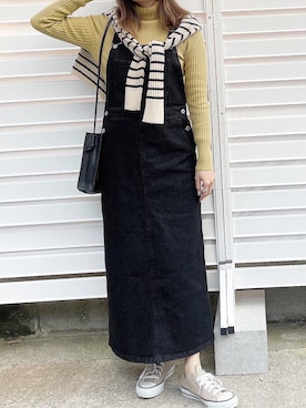 「カラータートル」｜moyooonnさん（レディース・152cm）の冬コーディネート