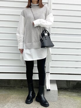 「BONbazaar（ボンバザール）のアイテム」を使った、moyooonnさん（レディース・152cm）の秋コーディネート