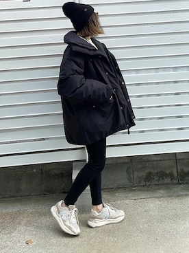 「Starting Over（スターティングオーバー）のアイテム（ダウンジャケット/コート）」を使った、moyooonnさん（レディース・152cm）の冬コーディネート