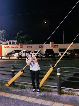 「アイテム（腕時計、ブラック系）」を使った、小春日和ちゃんさん（レディース・158cm）の春コーディネート