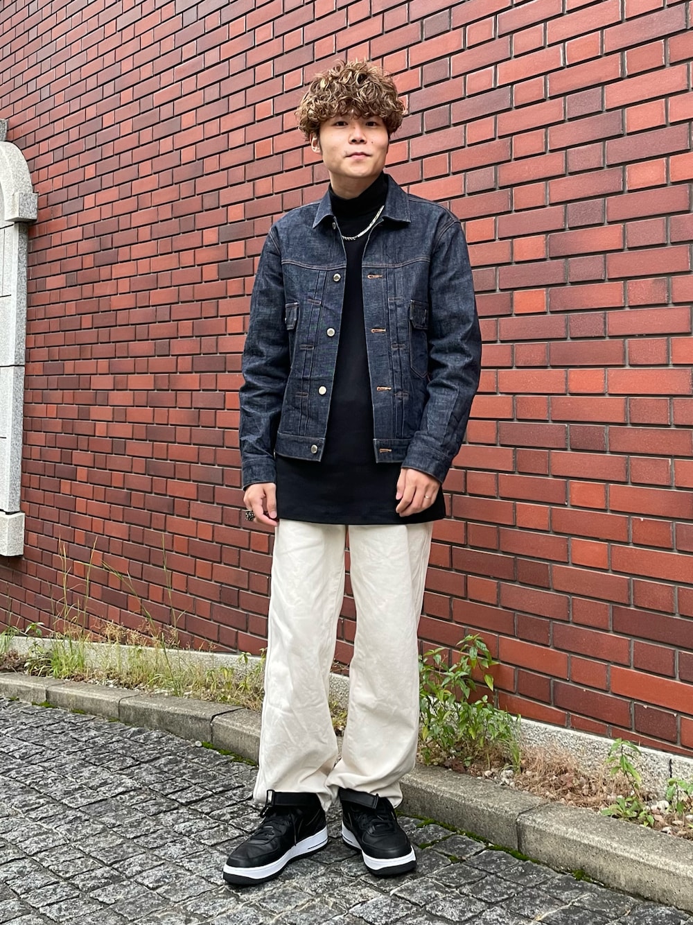 肩幅475cmuniform experiment RIGID DENIM JACKET 2 - Gジャン/デニム