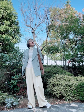 「アイテム（シューズ）」を使った、Noriko Kurokawaさん（レディース・164cm・60代）の秋コーディネート