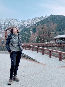 「THE NORTH FACE（ザノースフェイス）のアイテム（スニーカー）」を使った、Noriko Kurokawaさん（レディース・164cm）の秋コーディネート