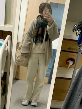 「Caravana by A.I.C（キャラバーナ　バイ　エーアイシー）のアイテム」を使った、さぼまま㊼さん（レディース・158cm）の冬コーディネート