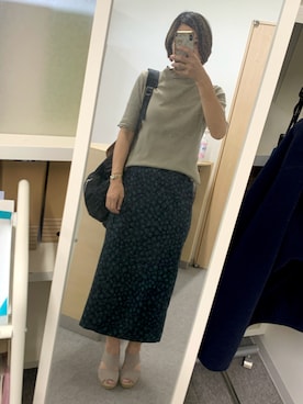 「金子綾」｜さぼまま㊻さん（レディース・158cm）の秋コーディネート