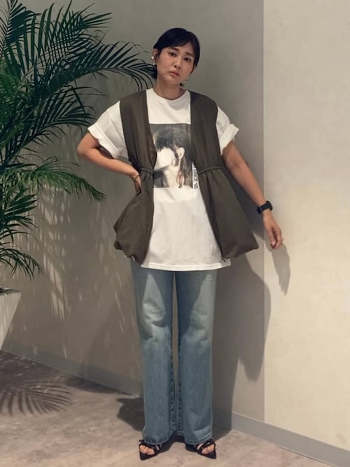 JEANASIS ドロストバルーンベスト JEANASIS｜ドロストバルーンベスト | Rakuten Fashion(楽天