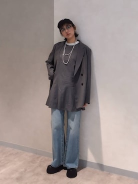 「アイテム（ワンピース/ドレス）」を使った、つーさんさん（レディース・164cm・30代）の秋コーディネート