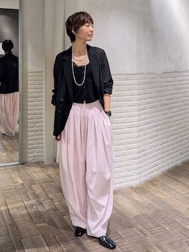 「JEANASIS（ジーナシス）のアイテム（ジャケット/アウター）」を使った、つーさんさん（レディース・164cm）の春コーディネート