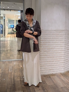 「JEANASIS（ジーナシス）のアイテム」を使った、つーさんさん（レディース・164cm）の春コーディネート