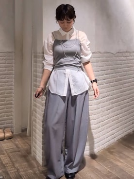 「キャミソール」｜つーさんさん（レディース・164cm）の春コーディネート