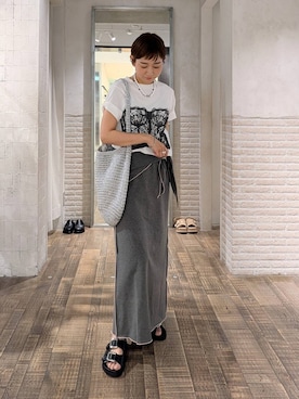 「アイテム（アクセサリー）」を使った、つーさんさん（レディース・164cm）の春コーディネート