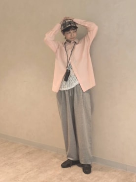 「アイテム（スウェットパンツ）」を使った、つーさんさん（レディース・164cm・30代）の秋コーディネート