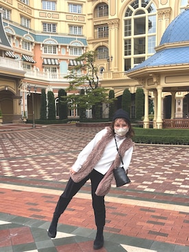 かほさん（レディース・153cm）の冬コーディネート