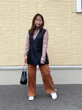 「A Day in the Life （アデイインザライフ）のアイテム」を使った、me.さん（レディース・154cm）の秋コーディネート