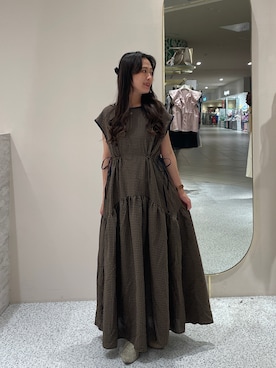 「GU（ジーユー）のアイテム」を使った、おまいさん（レディース・152cm）の夏コーディネート