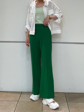 「152cm」｜「アイテム（ブルゾン）」を使った、おまいさん（レディース・152cm）の夏コーディネート