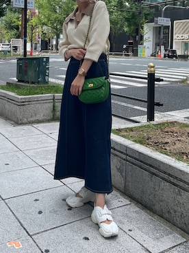 「NIKE（ナイキ）のナイキ アクア リフト ウィメンズシューズ / スニーカーサンダル / W NIKE AQUA RIFT（サンダル）」を使った、おまいさん（レディース・152cm）の夏コーディネート