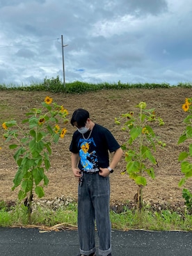 「METALLICA（メタリカ）のアイテム」を使った、そーまさん（メンズ・168cm）の夏コーディネート