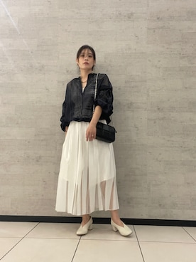 「B'2nd（ビーセカンド）のアイテム」を使った、kimmyさん（レディース・162cm）の春コーディネート