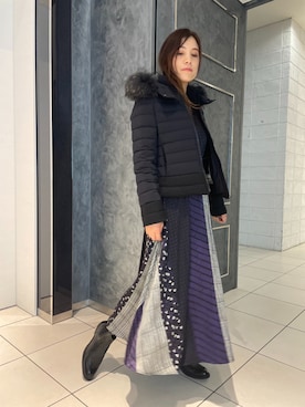 「ビーセカンド」｜「アイテム（ワンピース/ドレス）」を使った、kimmyさん（レディース・162cm）の秋コーディネート