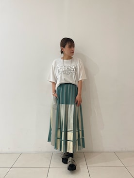 「NAKAGAMI（ナカガミ）のアイテム」を使った、kimmyさん（レディース・162cm）の夏コーディネート