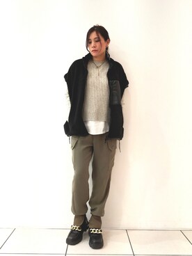 「ビーセカンド」｜「アイテム（ブルゾン）」を使った、kimmyさん（レディース・162cm）の秋コーディネート