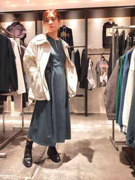 「ビーセカンド」｜「アイテム（ブルゾン）」を使った、kimmyさん（レディース・162cm）の秋コーディネート