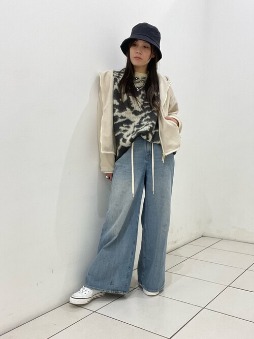 セール】DROIT BELLO（ドロイトベロ）ジャガード柄シャギー