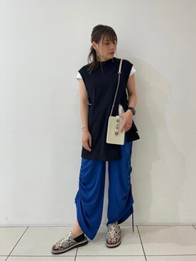 「EARLE（アール）のアイテム」を使った、kimmyさん（レディース・162cm）の夏コーディネート
