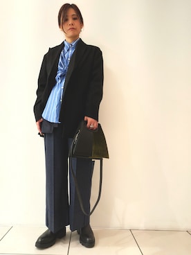 「THE KEIJI（ザ ケイジ）のアイテム」を使った、kimmyさん（レディース・162cm）の秋コーディネート