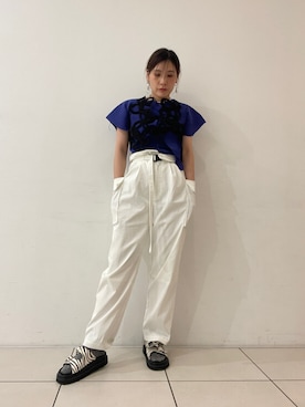 「ビーセカンド(B'2nd)」｜「アイテム（サンダル）」を使った、kimmyさん（レディース・162cm）の夏コーディネート