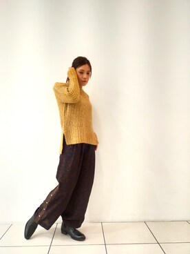 「EARLE（アール）のアイテム」を使った、kimmyさん（レディース・162cm）の秋コーディネート